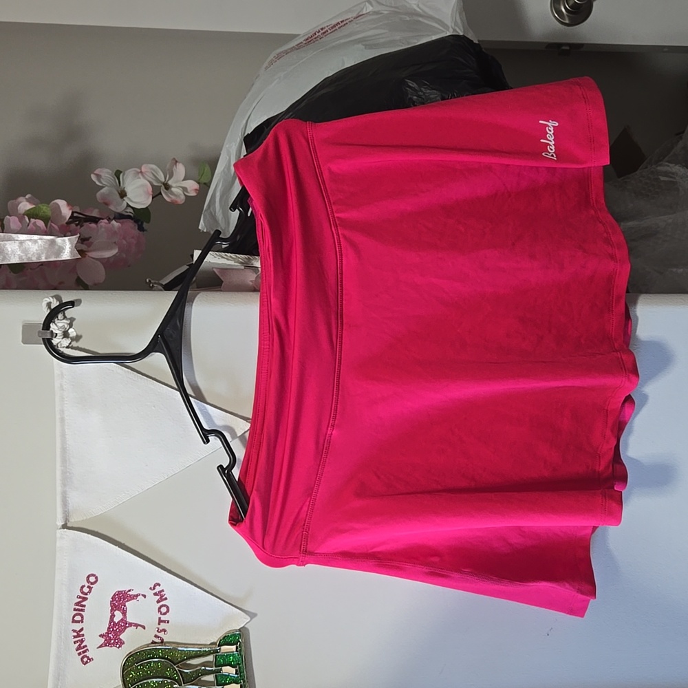 Baleaf hot pink skort with pockets